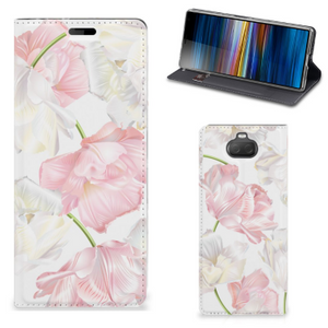 Sony Xperia 10 Smart Cover Lovely Flowers