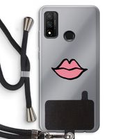 Kusje: Huawei P Smart (2020) Transparant Hoesje met koord