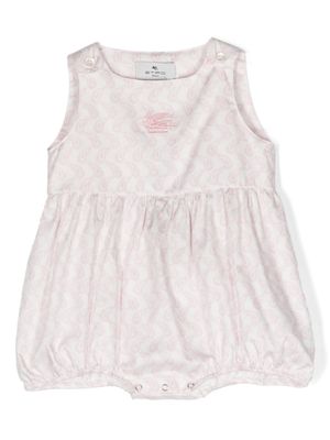ETRO KIDS barboteuse à motif cachemire - Rose