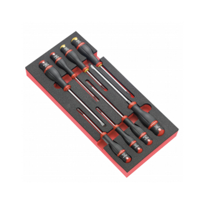 Facom MODULES PROTWIST® SCHROEVENDRAAIERS IN EEN FOAM INLAY - MODM.AT5