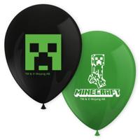 Bedrukte Minecraft Ballonnen Creeper 30cm (8st) Bedrukte Minecraft Ballonnen Creeper 30cm (8st)