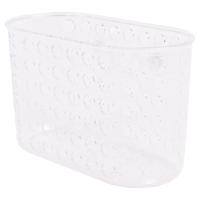 Benson Douchemandje/bakje Large - met zuignappen - transparant - 17 x 8 x 12 cm - bad rekje Benson Douchemandje/bakje Large - met zuignappen - transparant - 17 x 8 x 12 cm - bad rekje