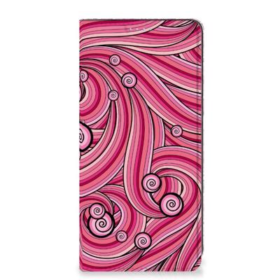 Samsung Galaxy A21s | Bookcase | Swirl Pink Samsung Galaxy A21s | Bookcase | Swirl Pink