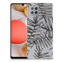 Samsung Galaxy A42 | TPU Case | Leaves Grey