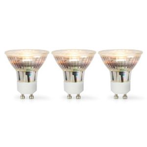 Nedis LED-Lamp GU10 | 4.5 W | 345 lm | 2700 K | 3 stuks | 1 stuks - LBGU10P164P3 - LBGU10P164P3