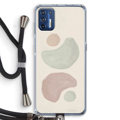 Geo #10: Motorola Moto G9 Plus Transparant Hoesje met koord
