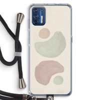 Geo #10: Motorola Moto G9 Plus Transparant Hoesje met koord