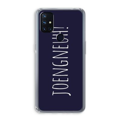 Joengneuh!: OnePlus Nord N10 5G Transparant Hoesje