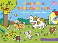 Color en Sticker fun Lieve Dieren (3 jaar) - thumbnail
