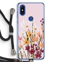 Painted wildflowers: Xiaomi Mi Mix 3 Transparant Hoesje met koord