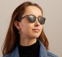 Unisex Leesbril RayBan | Sterkte: Geen | Kleur: Zwart - thumbnail