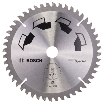 Bosch Accessoires Cirkelzaagblad Special 170X2X20/16,T48 - 2609256888