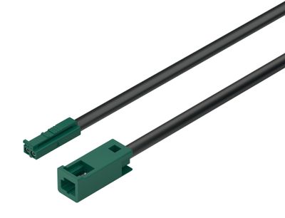 Verlengkabel 200 cm 24V max 5A groen Loox5 systeem monochroom
