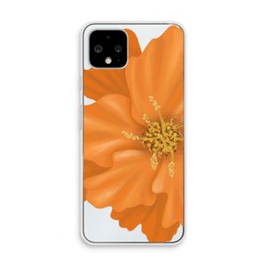 Orange Ellila flower: Pixel 4 Transparant Hoesje