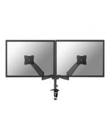 NewStar Full Motion Dual Desk Mount (clamp & grommet) - thumbnail