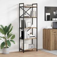 Boekenkast Artisan Eiken 56 x 34 x 171 cm Bewerkt hout