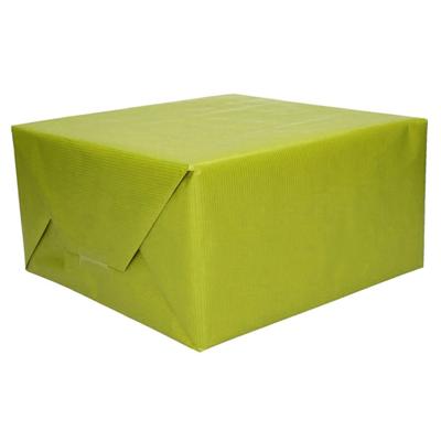 Shoppartners Rollen Kraft inpakpapier - groen - 200 x 70 cm - kadopapier / cadeaupapier / Boeken kaf