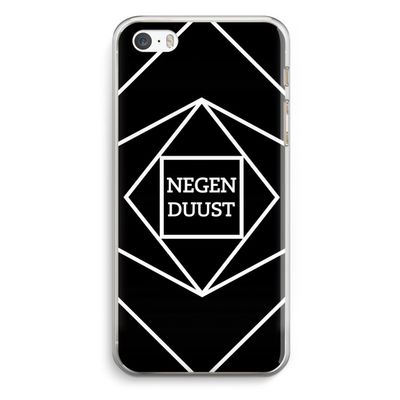 Negenduust geometrisch: iPhone 5 / 5S / SE Transparant Hoesje