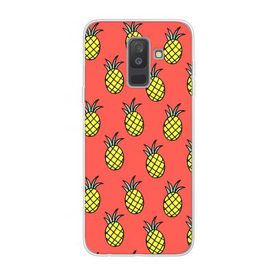 Ananas: Samsung Galaxy A6 Plus (2018) Transparant Hoesje