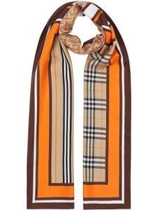 Burberry foulard Icon - Marron