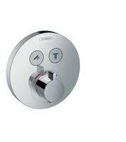 Hansgrohe ShowerSelect S thermostaat afbouwdeel voor 2 functies chroom - thumbnail