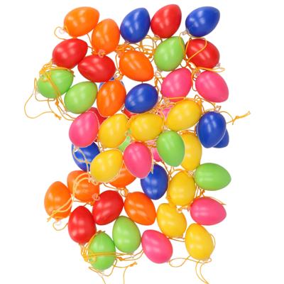 Paaseieren - gekleurd - 96x stuks - kunststof - 4 cm - paasversiering voor Paastakken