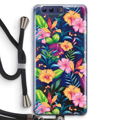 Tropisch 2: Honor 9 Transparant Hoesje met koord
