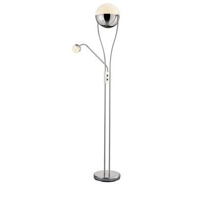 Trio VloerlampChris 2-lichts 180cm chroom - 478310206