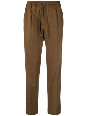 Briglia 1949 pantalon Wimbledon à lien de resserrage - Marron