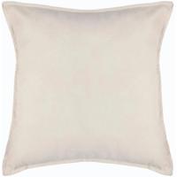 Bank/sierkussens huiskamer Sophia - 52 x 52 cm - Ivoor wit - polyester - met rits