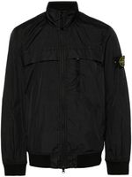 Stone Island veste bomber à patch Compass - Noir