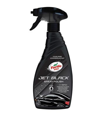 Turtle Wax Hybrid Jet Black Spray Polish 500ml 1830930