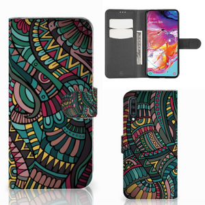 Samsung Galaxy A70 Telefoon Hoesje Aztec