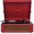 Crosley CR8017B-BUR Voyager Burgundy Red platenspeler met Bluetooth