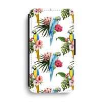 Kleurrijke papegaaien: iPhone XS Max Flip Hoesje