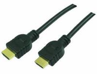 LogiLink CH0054 HDMI-kabel HDMI Aansluitkabel HDMI-A-stekker, HDMI-A-stekker 15.00 m Zwart 4K UHD - thumbnail