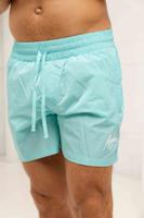 Malelions Crinkle Nylon Zwembroek Heren Lichtblauw - Maat S - Kleur: Lichtblauw | Soccerfanshop