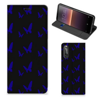 Sony Xperia 10 II Hoesje met Magneet Vlinder Patroon - thumbnail