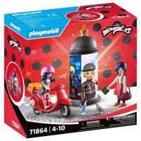PLAYMOBIL 71864 Miraculous: Marinette op de scooter & Kagami
