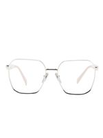 Prada Eyewear lunette de vue à monture géométrique - Argent