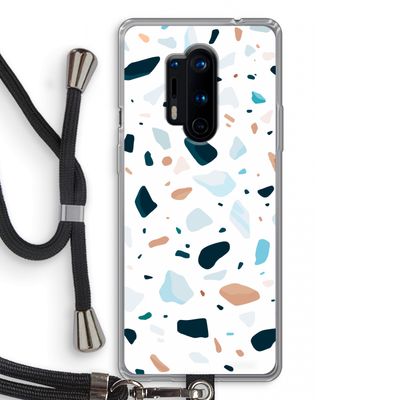 Terrazzo N°13: OnePlus 8 Pro Transparant Hoesje met koord