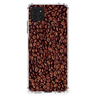 Samsung Galaxy A22 5G Beschermhoes Koffiebonen Samsung Galaxy A22 5G Beschermhoes Koffiebonen
