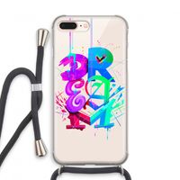 Dream: iPhone 7 PLUS Transparant Hoesje met koord