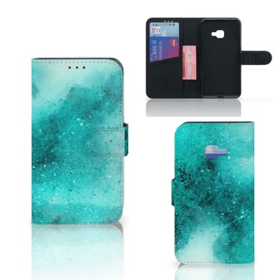 Hoesje Samsung Galaxy Xcover 4 | Xcover 4s Painting Blue | Portemonnee hoesje