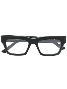 Balenciaga Eyewear lunettes de vue carrées à plaque logo - Noir