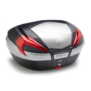 GIVI V56 Maxia 4 Monokey topkoffer, Topkoffers en zijkoffers voor de moto, rode reflectoren, aluminium afwerking