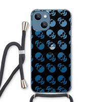 Musketon Skulls: iPhone 13 Transparant Hoesje met koord