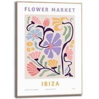 Reinders - Ibiza Flower Market Pastel - Schilderij 70x50cm Hout