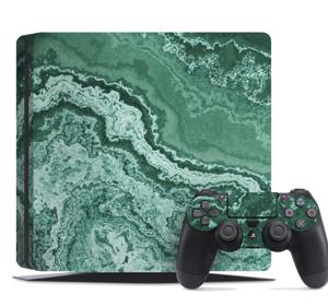 PS4 sticker Groen marmer