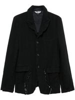 Black Comme Des Garçons blazer à effet usé - Noir Black Comme Des Garçons blazer à effet usé - Noir